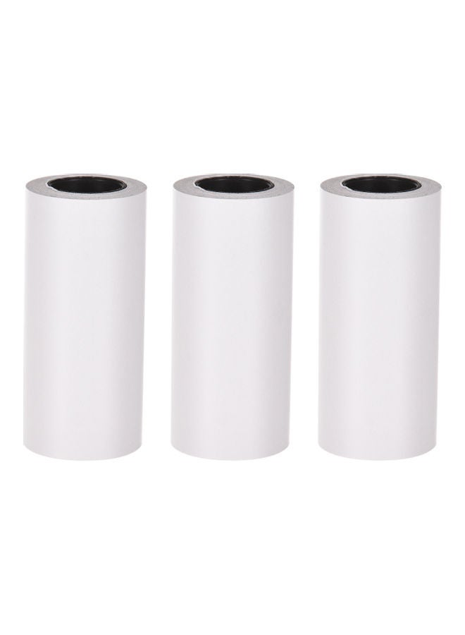 Generic 3-Piece Self-Adhesive Thermal Paper Rolls  - Image 1