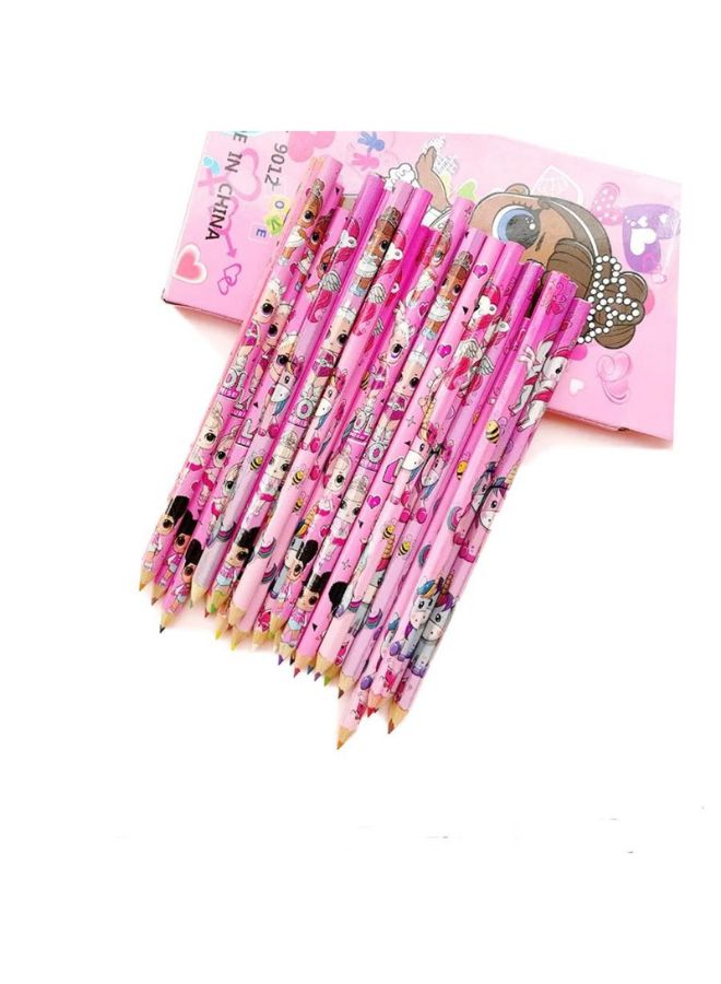 Miracle Empire 12-Piece Coloured Pencil And Pouch Set Multicolour - Image 2