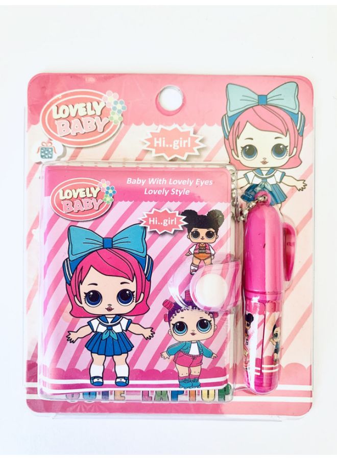 Miracle Empire Little dairy With Pen Pink  - Image 2