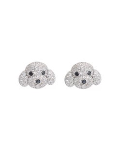 Gold Plated Circons Puppy Dog Studs