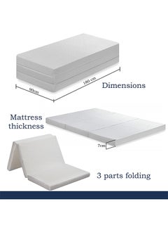 Generic Medical Folding Mattress White  - Image 2