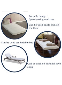 Generic Medical Folding Mattress White  - Image 3