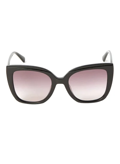 Longchamp Women's Full Rim Acetate Modified Rectangle Sunglasses - Lens Size: 53 mm