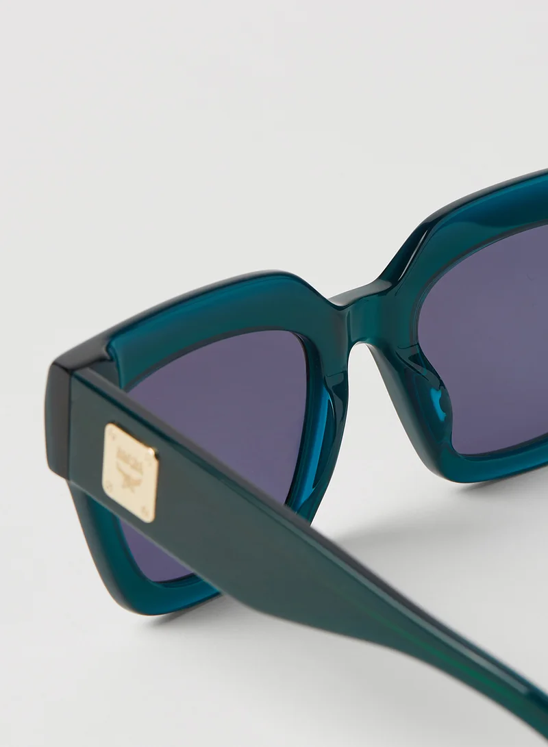 MCM Women's Full Rim Acetate Square Sunglases - Lens Size: 51 mm