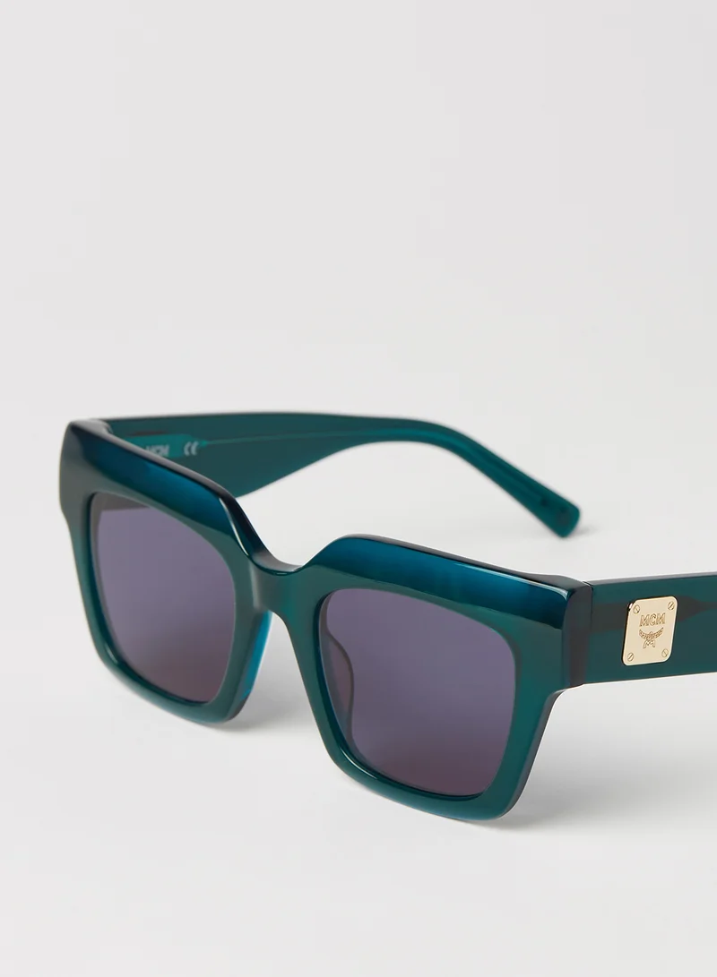 MCM Women's Full Rim Acetate Square Sunglases - Lens Size: 51 mm