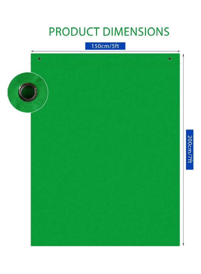 ANDOER Bi-Colour Backdrop Washable Background Green/Blue - Image 3