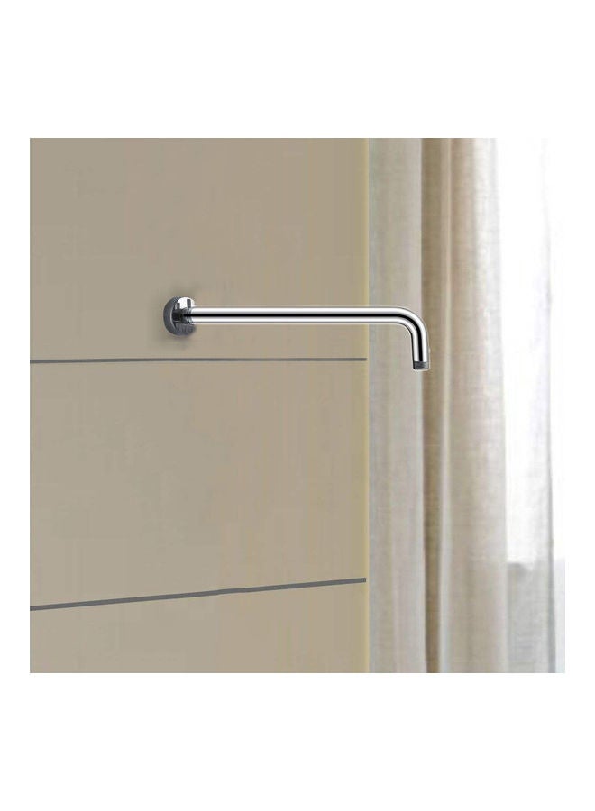 Generic - L-Shaped Shower Arm Extension Silver 15.74x0.69x2.2inch - Image 1