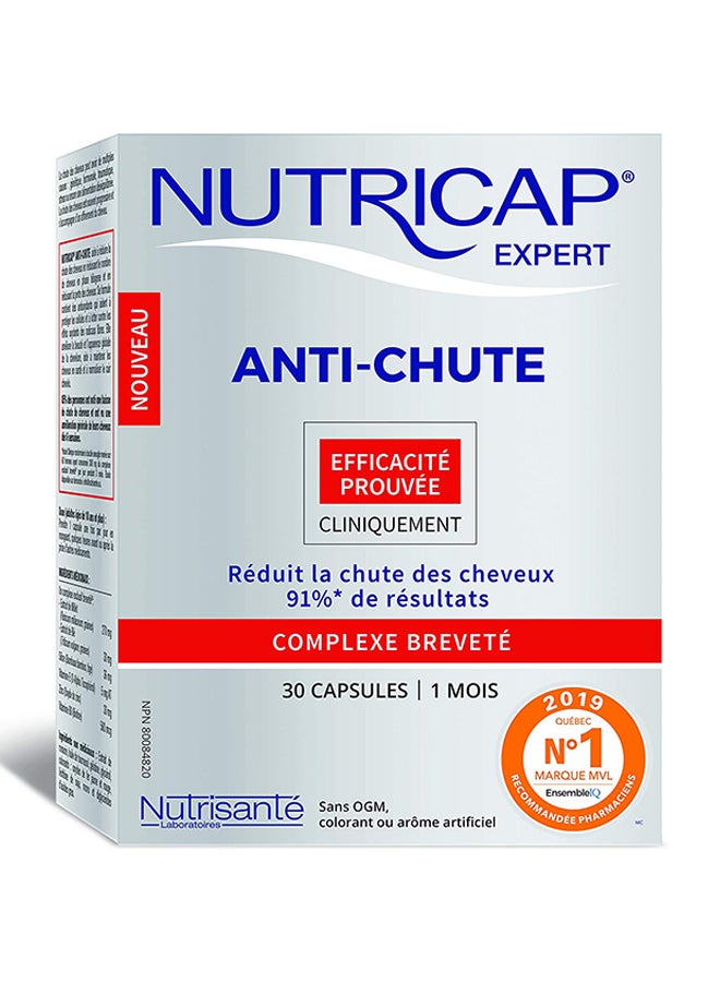 NutriSante - Nutricap Hair Loss Treatment 30 Softgels 37grams - Image 1