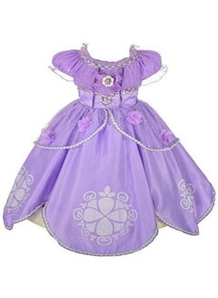 Fancy Princess Sofia Party Dress Purple