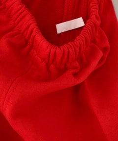 babyqlo 3-Stripes Detail Mid-Rise Joggers Red/Black  - Image 4