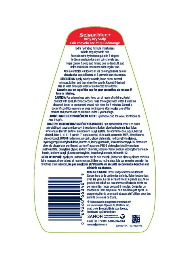 Selsun Dry Scalp Anti-Dandruff Shampoo Red 300ml - Image 2