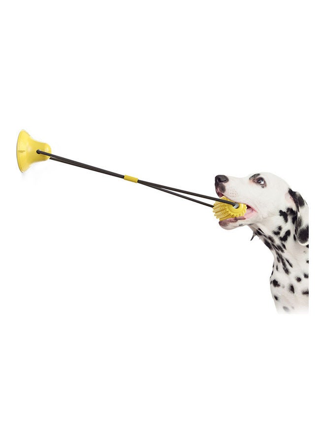 Chew Suction Cup Pet Sucker Molar Yellow