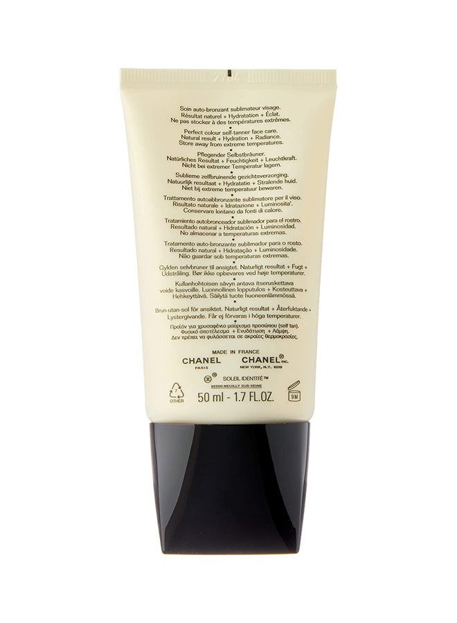 CHANEL - Soleil Identite Perfect Colour Face Self Tanner SPF 8 - Intense (Bronze) White 50ml - Image 1