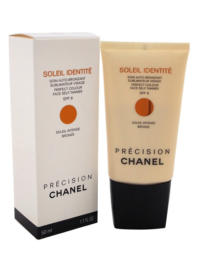 CHANEL - Soleil Identite Perfect Colour Face Self Tanner SPF 8 - Intense (Bronze) White 50ml - Image 1