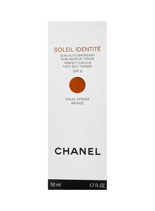 CHANEL - Soleil Identite Perfect Colour Face Self Tanner SPF 8 - Intense (Bronze) White 50ml - Image 1