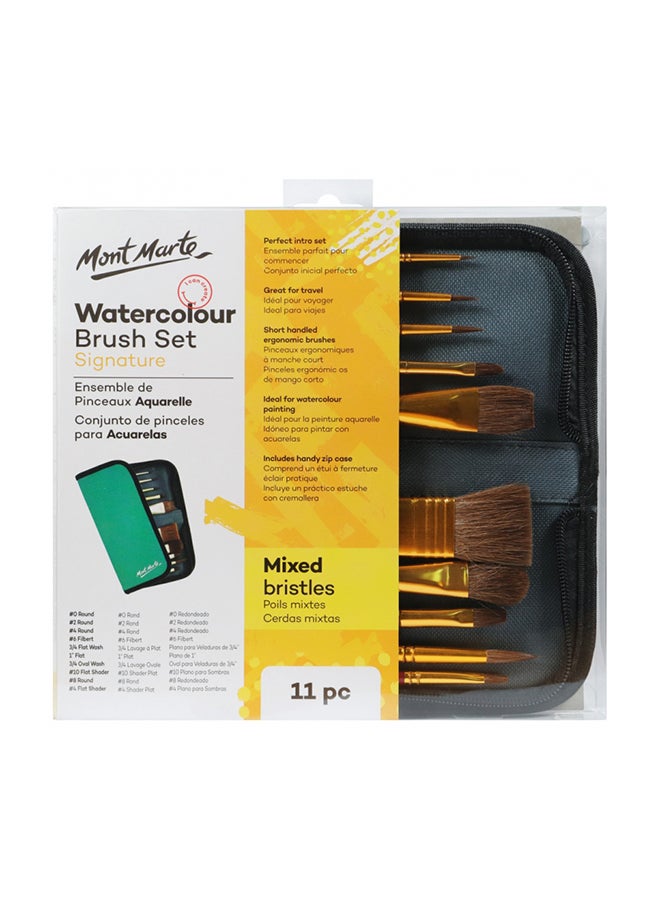 Montmarte 11-Piece Water Color Brush Set multicolor - Image 1