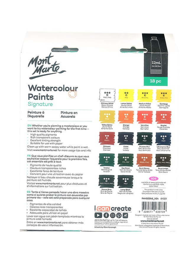 Mont Marte Watercolour Paints Multicolour  - Image 2