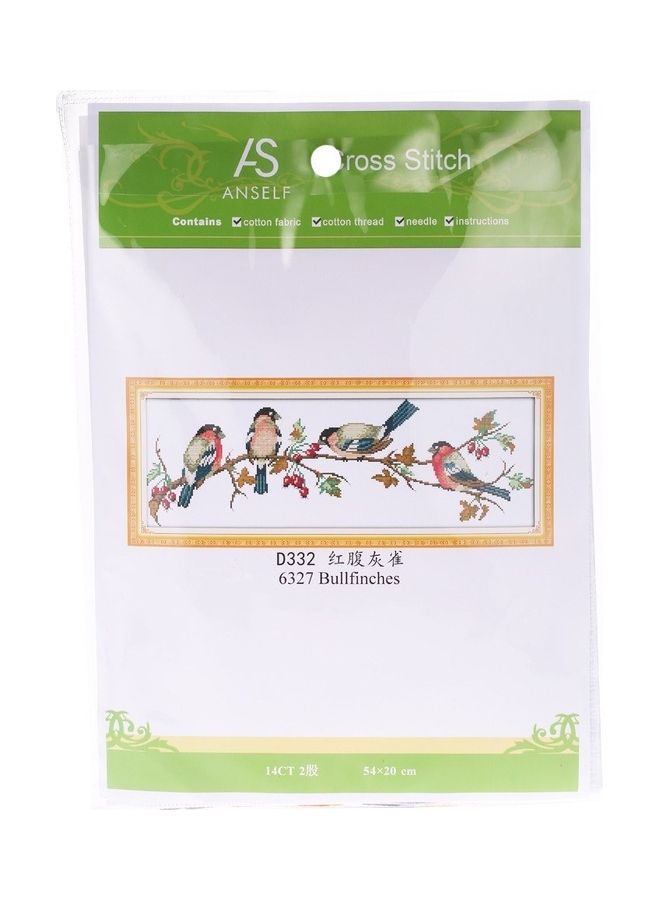 ANSELF Bird Pattern DIY Handmade Needlework Cross Stitch Set Multicolour - Image 5