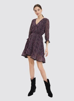 Mohito Floral Print Dress Black  - Image 3