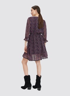 Mohito Floral Print Dress Black  - Image 5