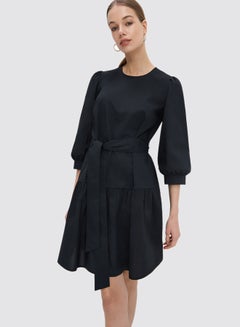 Mohito Tie-Waist Dress Black  - Image 2