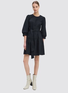 Mohito Tie-Waist Dress Black  - Image 4