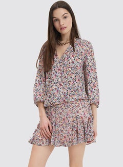 Mohito Floral Print Blouse Multicolor  - Image 4