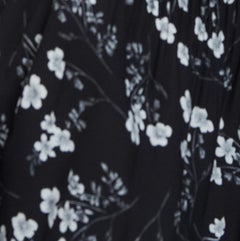 Mohito Floral Print Pleated Dress Black  - Image 5