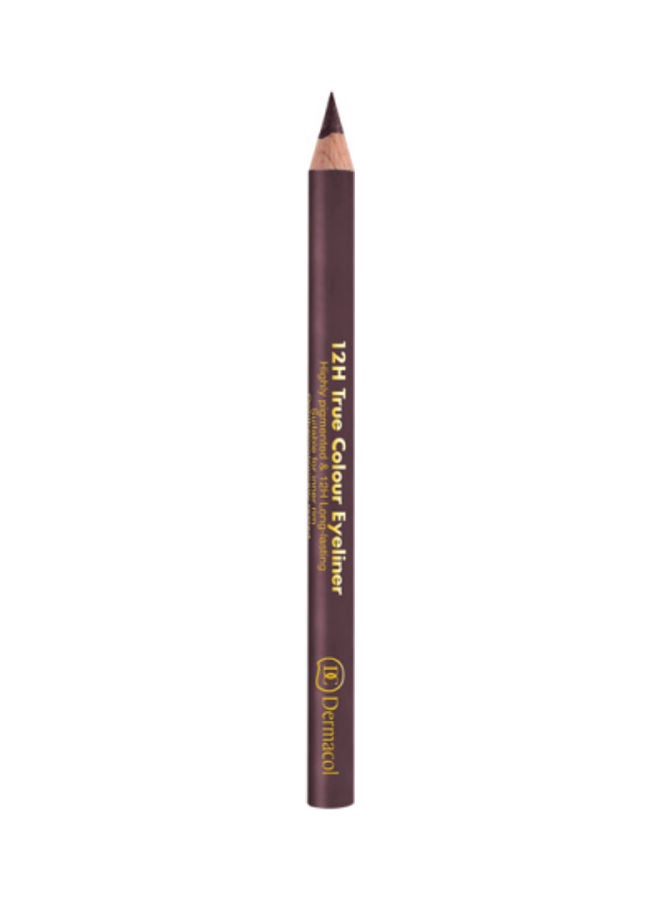 Dermacol 12H True Colour Eyeliner No 6 Dark Brown - Image 1