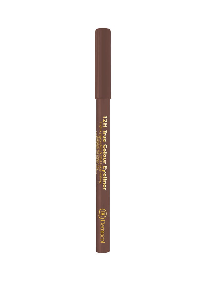 Dermacol 12H True Colour Eyeliner No 4 Light Brown - Image 1