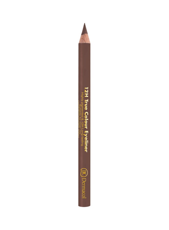 Dermacol 12H True Colour Eyeliner No 4 Light Brown - Image 2