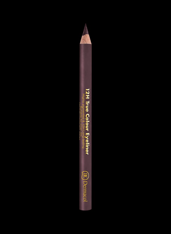 Dermacol 12H True Colour Eyeliner No 10 Dark Mauve - Image 1