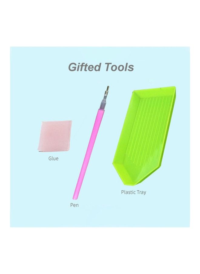 Paris Themed DIY 5D Diamond Painting Kit Multicolour - Image 5