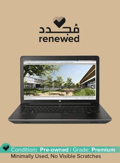 Renewed - Zbook ‎M9L91AV Laptop With 17.3-Inch Display, Intel Core i7 Processor/32GB RAM/1TB SSD/4GB Nvidia GeForce GTX Series Graphics With English/Arabic Keyboard English/Arabic Black