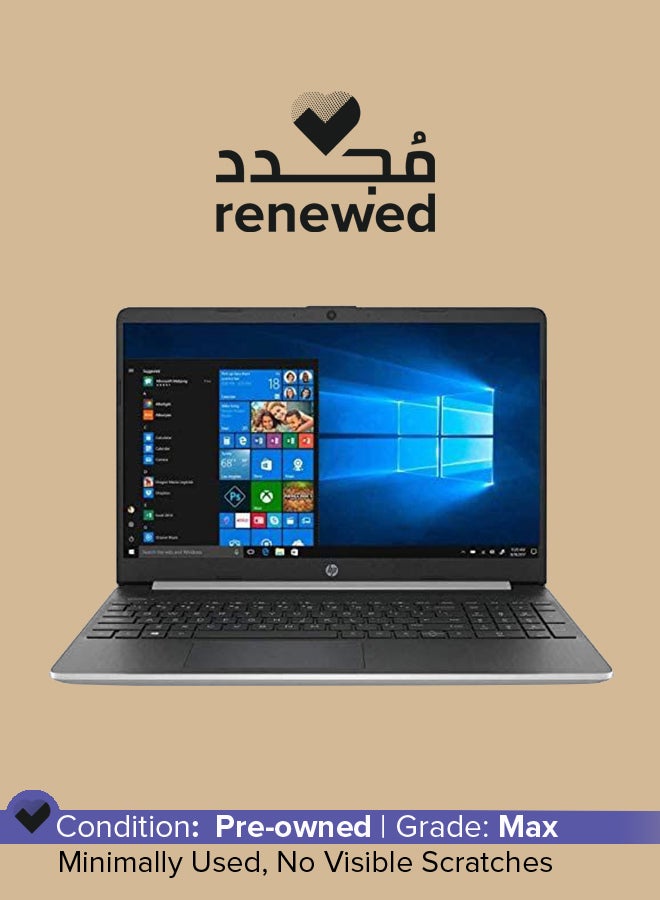 إتش بي مُجدد - لابتوب 15‎ DY ‏(2020) بشاشة مقاس 15.6 بوصة ومعالج إنتل كور i7 وذاكرة رام 16 جيجابايت ومحرك أقراص SSD سعة 512 جيجابايت وبطاقة رسومات أيريس بلس ولوحة مفاتيح بأحرف عربية وإنجليزية الإنجليزية/العربية فضي  - Image 1