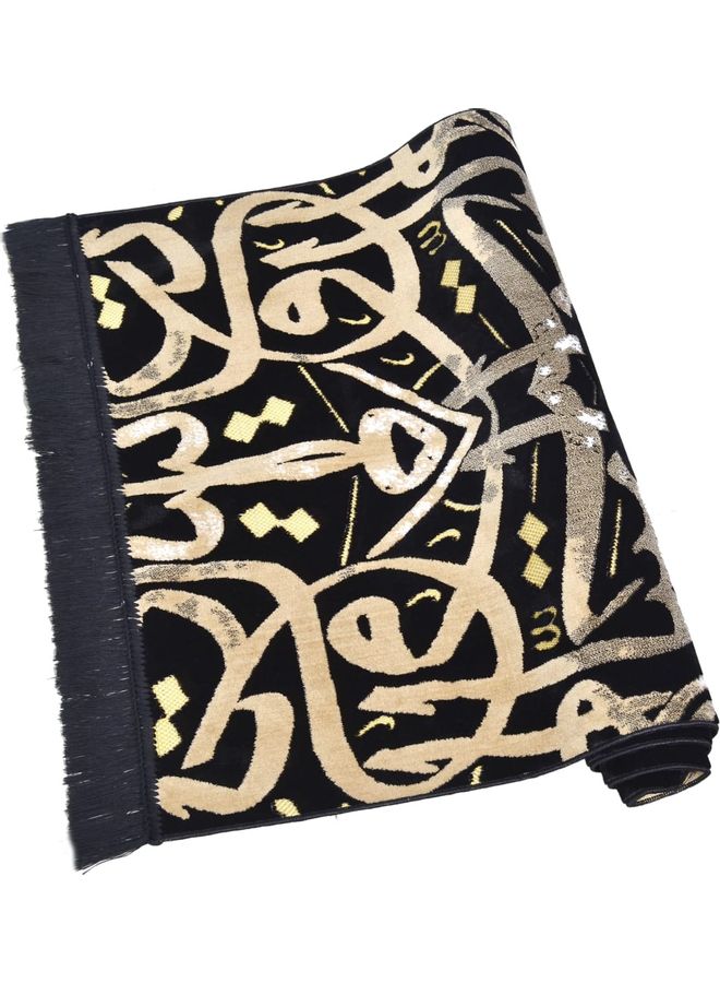 Soft Prayer Carpet Black/Gold - v1617881717/N46391056A_3