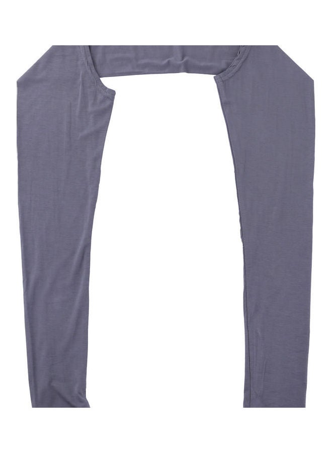 شال مريح بأكمام رجلان رمادي - Image 2