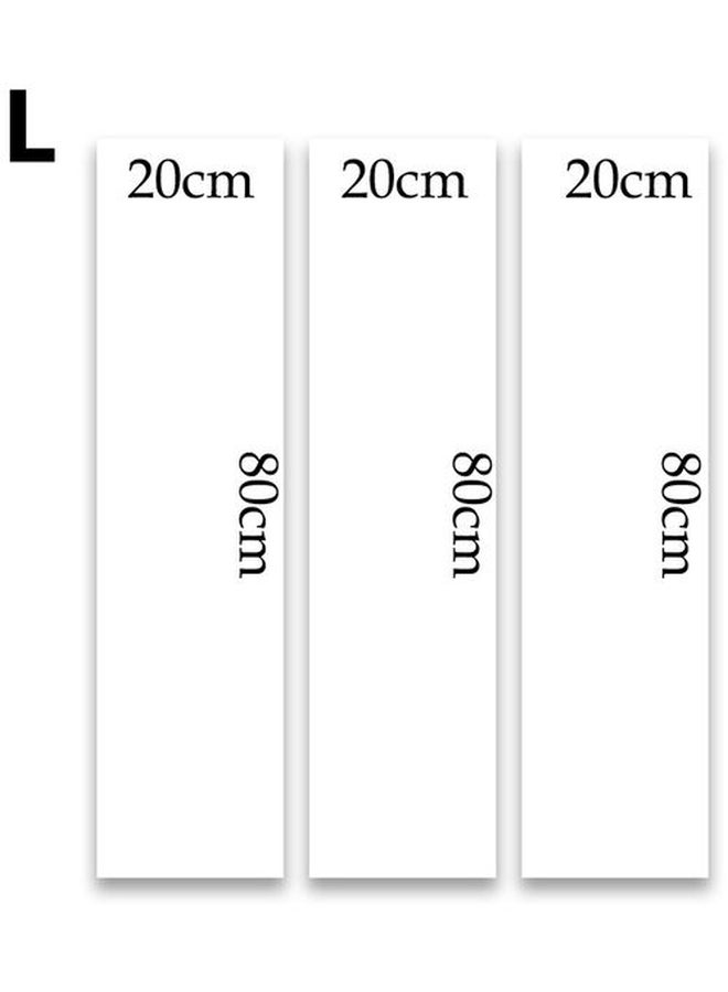 طقم لوحات فنية بتصميم مدينة مكون من 3 قطع متعدد الألوان 20x80سم - Image 2