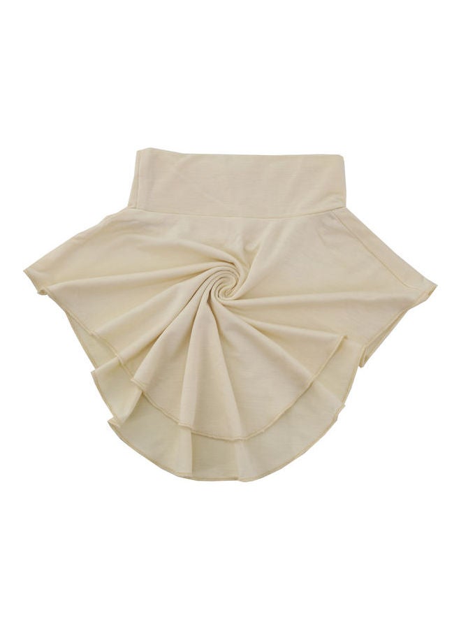 Comfortable Top Neck Scarf Beige - Image 3