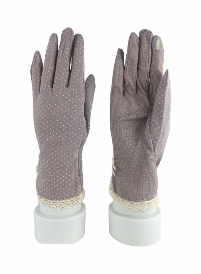 SFMW Fashion Accessories Gloves Brown - Image 1