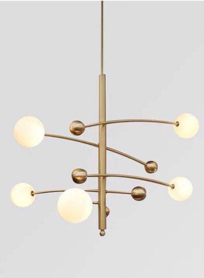 Switch Contemporary Indoor Lights Chandelier Brass/Glass 105 x 34 x 33cm  - Image 2