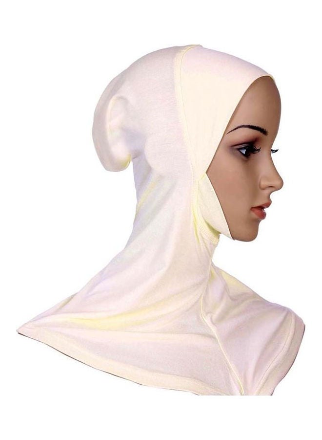 Comfortable Chin Long Scarf Beige