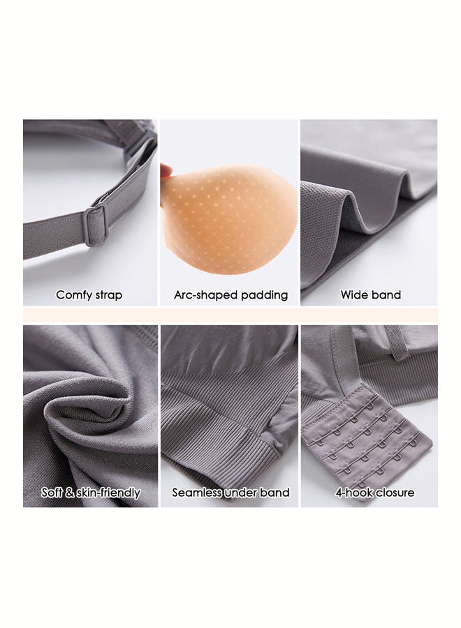 Generic - Maternity Nursing Bra Grey - Image 1
