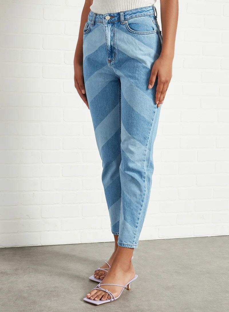 trendyol Striped Pattern Jeans