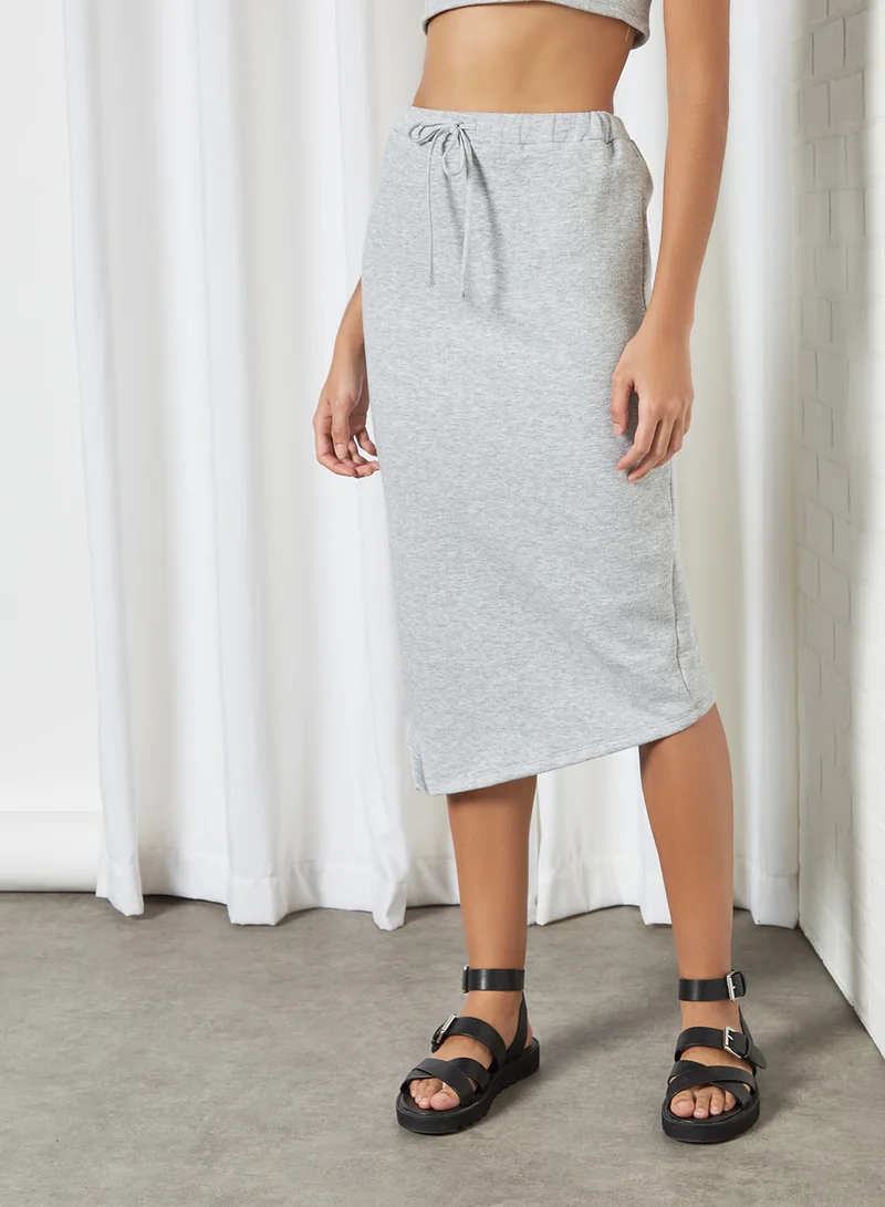 Sivvi x GenM Fleece Drawstring Waist Skirt