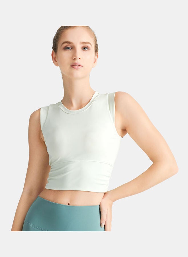 Solid Sports Bra Green - Image 1