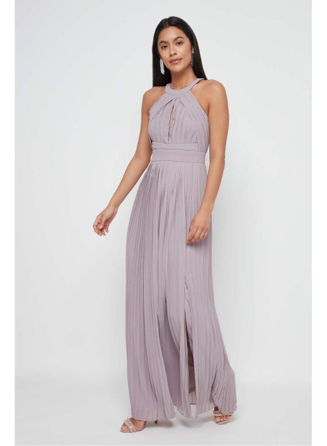 tfnc LONDON - Prague Maxi Dress Lavender Fog - Image 1