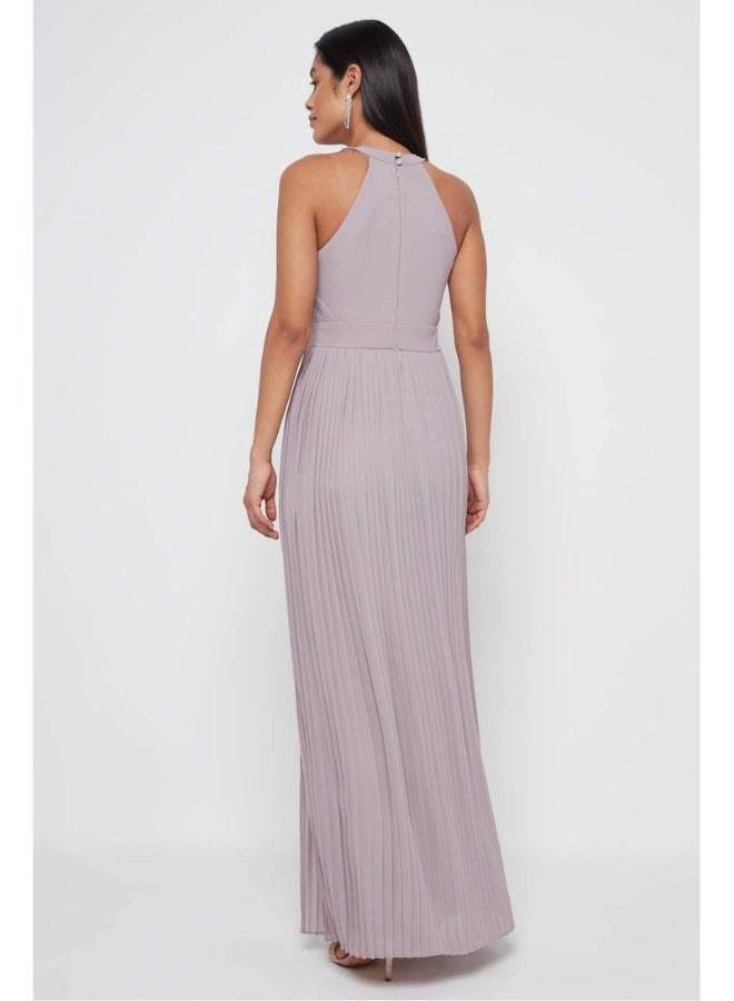 tfnc LONDON - Prague Maxi Dress Lavender Fog - Image 1