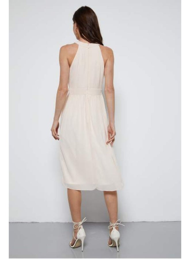 tfnc LONDON - Hale Midi Dress Beige - Image 1
