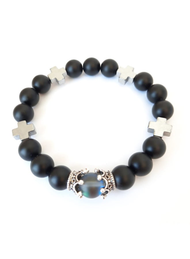 Miracle Empire Matte Onyx, Hemitate, Crowns Bracelet - Image 1